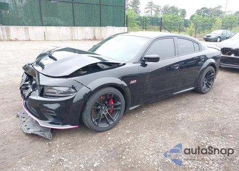 2021 Dodge Charger Scat Pack Widebody Rwd из США, поврежденный, VIN 2C3CDXGJXMH588147